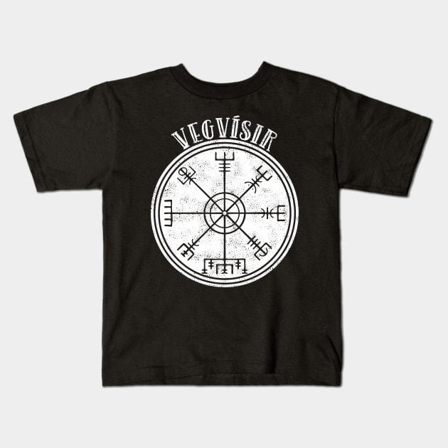 VEGVISIR Kids T-Shirt by mailboxdisco